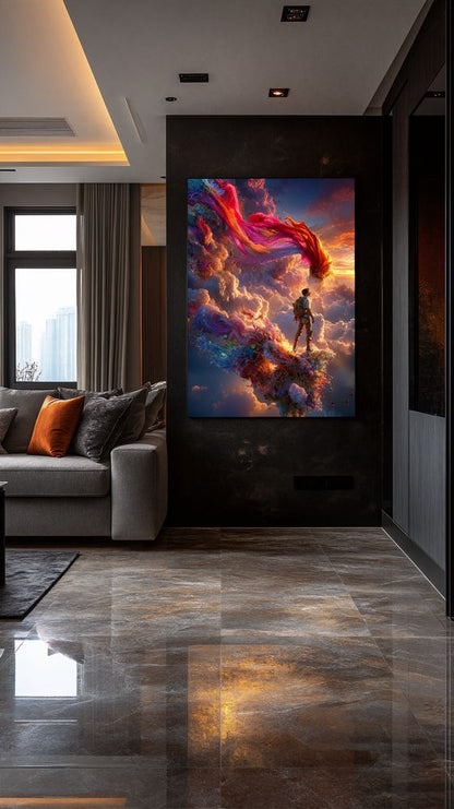 Art Print Alex Bush AI - The Last Island in the Sky