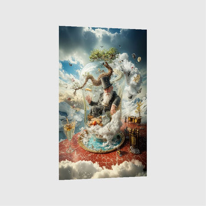 Art Print Alex Bush AI - Skybound Sanctuary