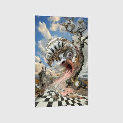 Art Print Alex Bush AI - The Mouth of Time