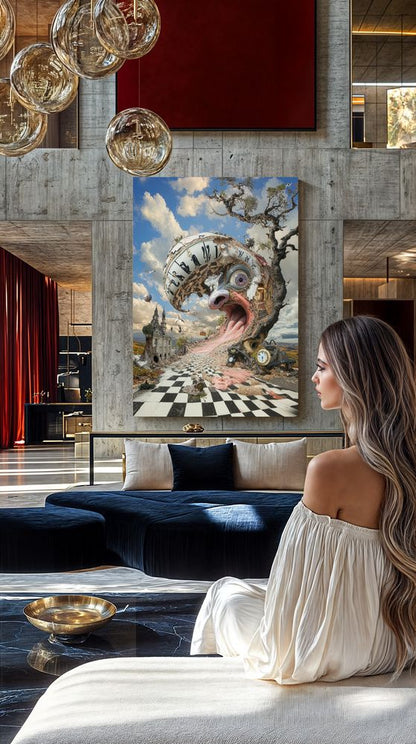 Art Print Alex Bush AI - The Mouth of Time