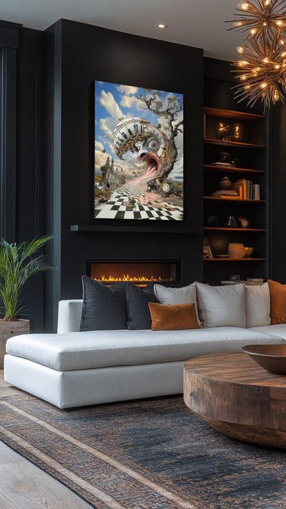 Art Print Alex Bush AI - The Mouth of Time