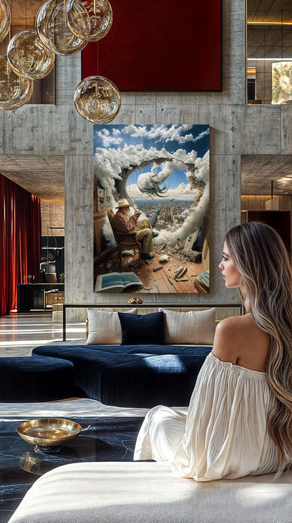 Art Print Alex Bush AI - The Ascent of Dreams