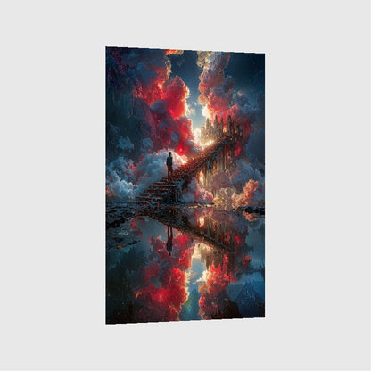 Art Print Alex Bush AI - Stairway to the Sky