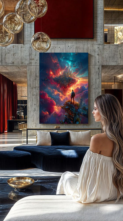 Art Print Alex Bush AI - A Leap of Imagination