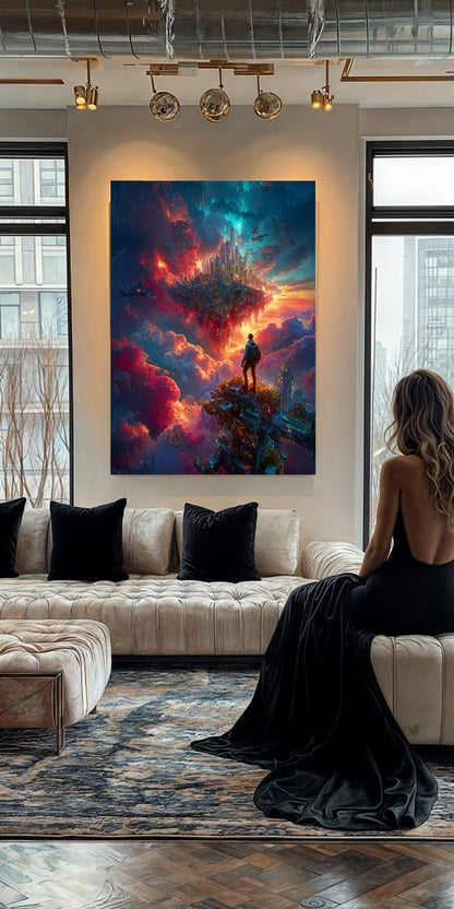 Art Print Alex Bush AI - A Leap of Imagination
