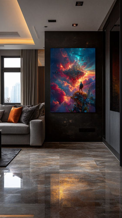 Art Print Alex Bush AI - A Leap of Imagination