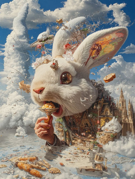 Art Print Alex Bush AI - Walking the Wind