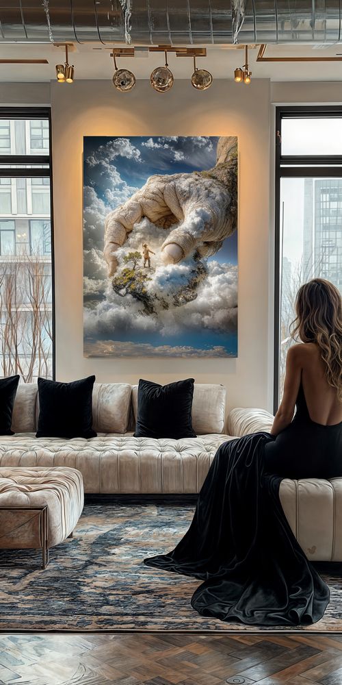 Art Print Alex Bush AI - The Arm of Eternity