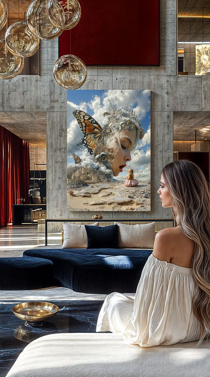 Art Print Alex Bush AI - The Cloud Queen
