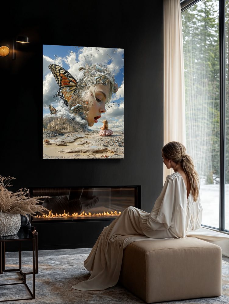 Art Print Alex Bush AI - The Cloud Queen