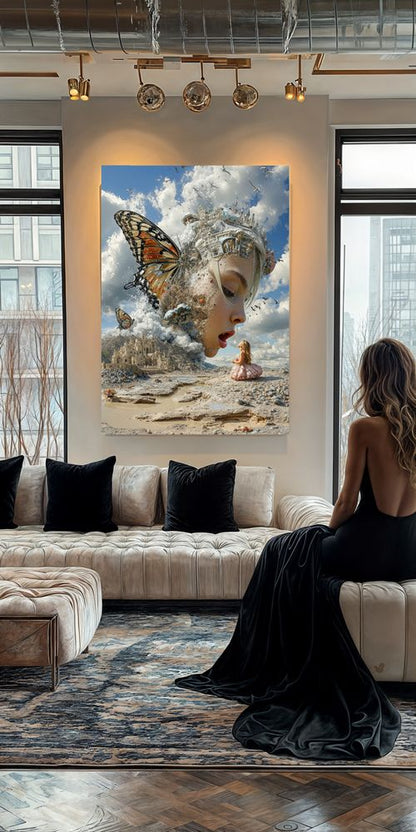 Art Print Alex Bush AI - The Cloud Queen