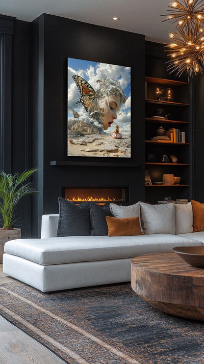 Art Print Alex Bush AI - The Cloud Queen