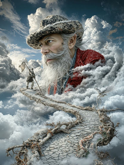 Art Print Alex Bush AI - Going to the Wise