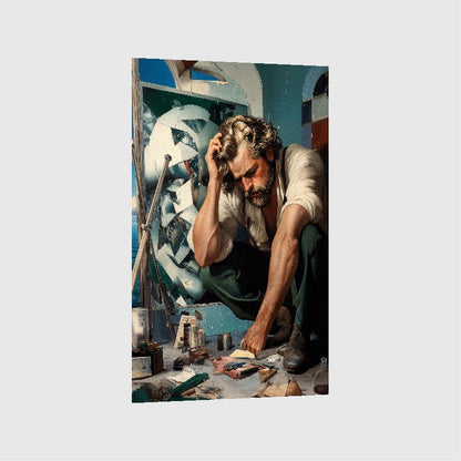 Art Print BogARTai - The Artist's Burden