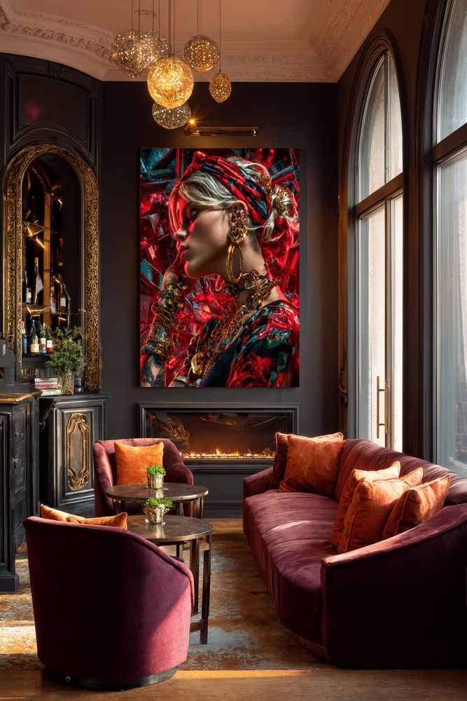 Art Print SensuAI - Portrait of Reflection