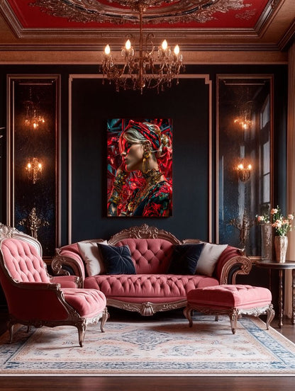 Art Print SensuAI - Portrait of Reflection