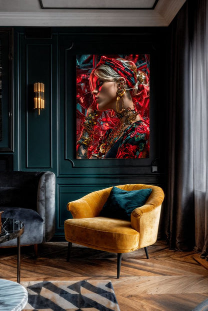 Art Print SensuAI - Portrait of Reflection
