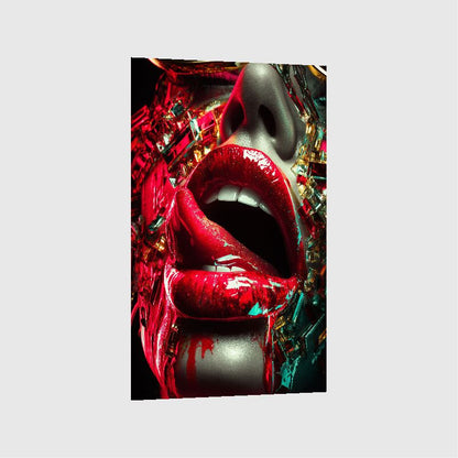 Art Print SensuAI - Crimson Allure