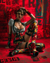 Art Print SensuAI - Red Light Muse