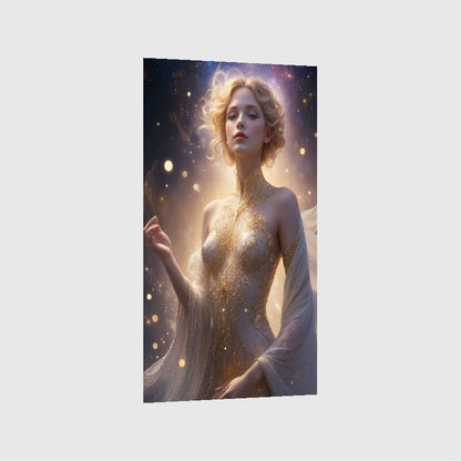 Art Print Alexandr Mihailov AI - Herald of the Midnight Halo