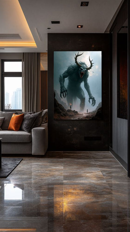 Art Print Alexandr Mihailov AI - Beast Mist