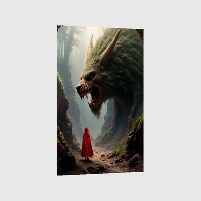 Art Print Alexandr Mihailov AI - Little Red Riding Hood