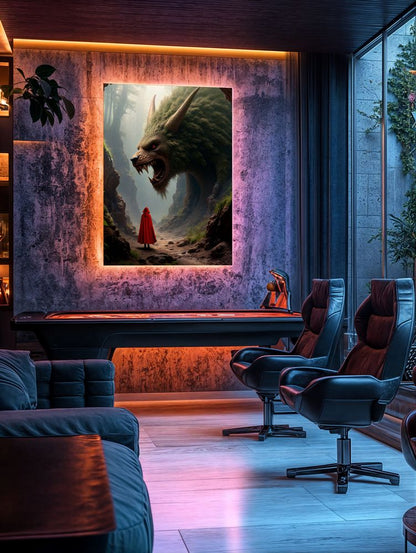 Art Print Alexandr Mihailov AI - Little Red Riding Hood