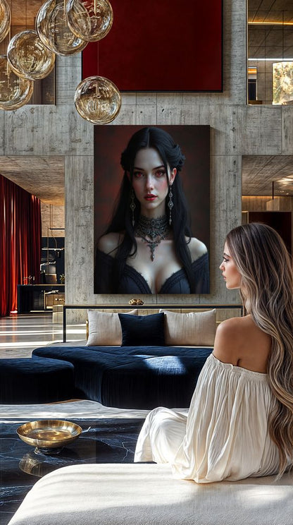 Art Print Alexandr Mihailov AI - Vamp Girl