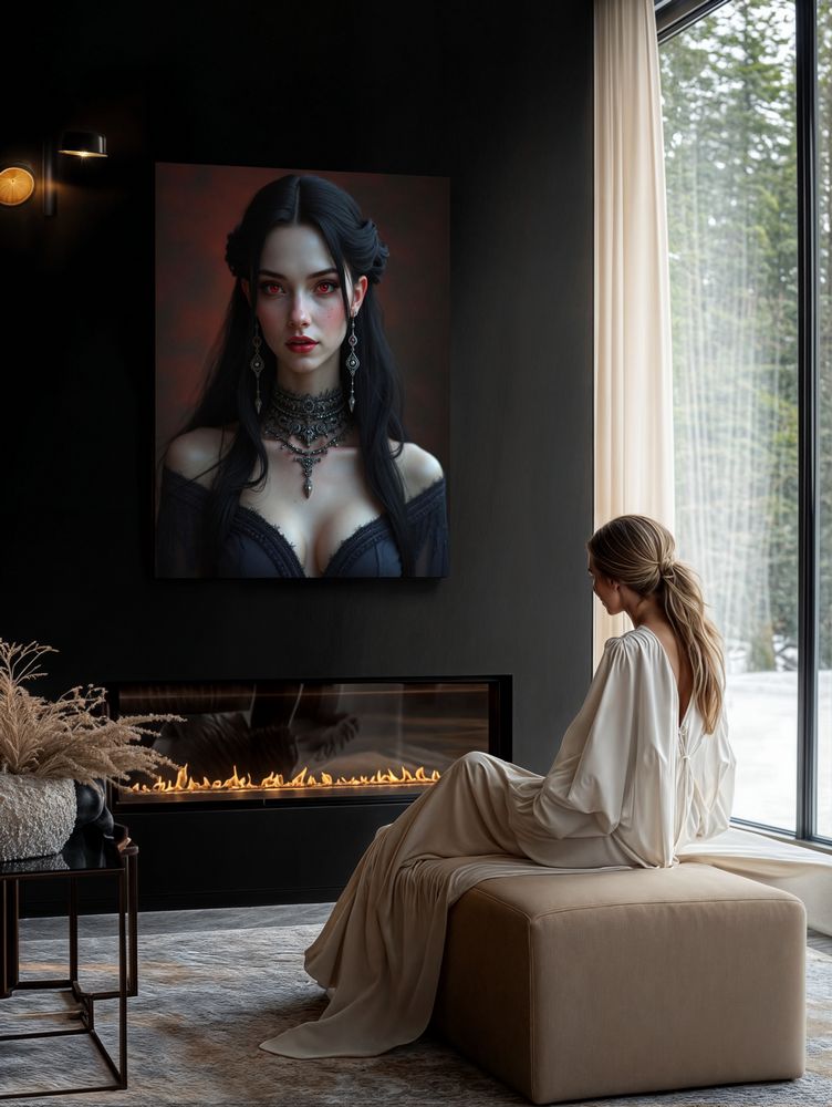 Art Print Alexandr Mihailov AI - Vamp Girl