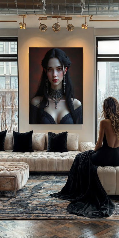 Art Print Alexandr Mihailov AI - Vamp Girl