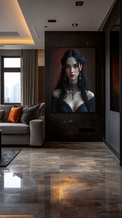 Art Print Alexandr Mihailov AI - Vamp Girl