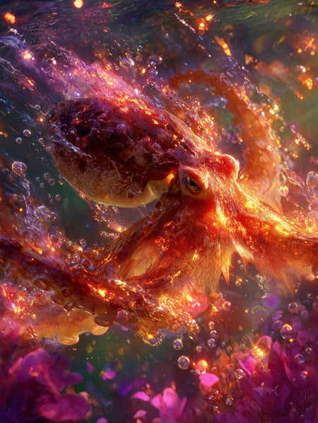 Art Print Salt Life AI - Embers of the Deep
