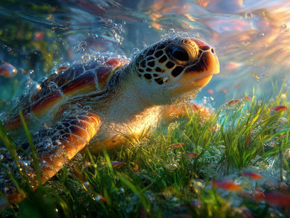 Art Print Salt Life AI - Ethereal Waters