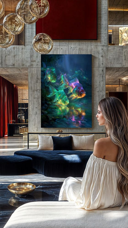 Art Print Salt Life AI - Gilded Serenity