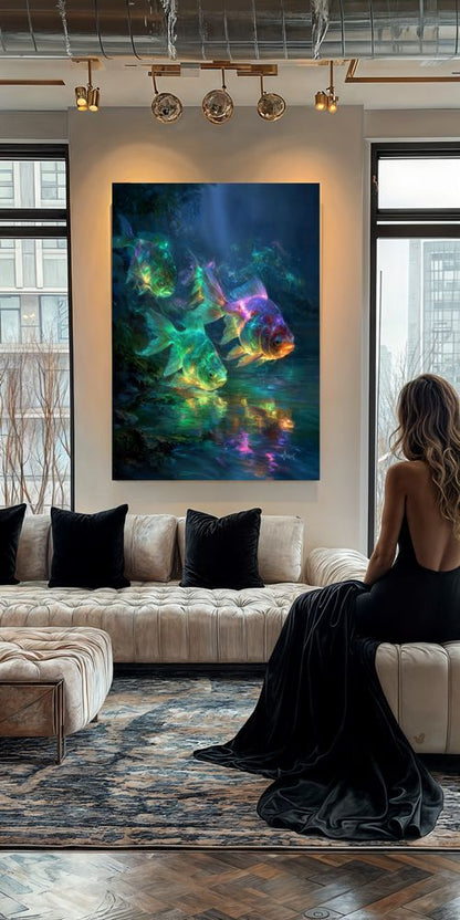 Art Print Salt Life AI - Gilded Serenity
