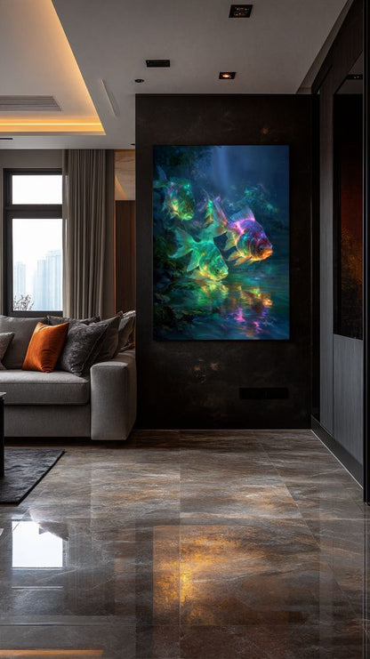 Art Print Salt Life AI - Gilded Serenity