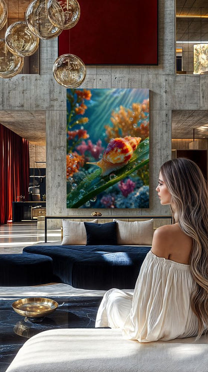 Art Print Salt Life AI - Aqua Aurora