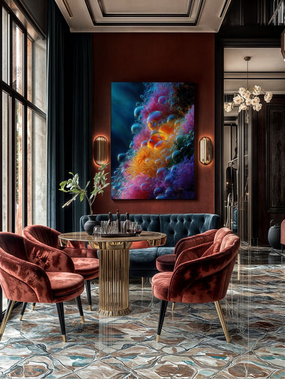 Art Print Salt Life AI - Ripples of Radiance