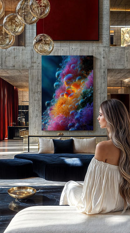 Art Print Salt Life AI - Ripples of Radiance