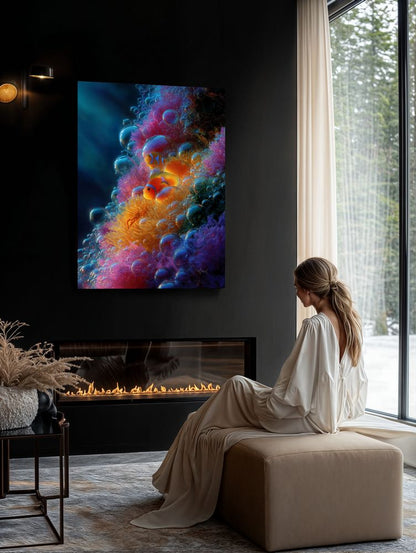 Art Print Salt Life AI - Ripples of Radiance