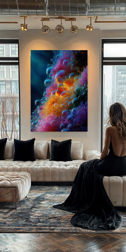 Art Print Salt Life AI - Ripples of Radiance
