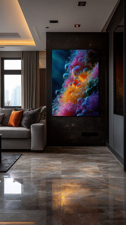 Art Print Salt Life AI - Ripples of Radiance