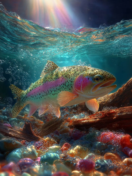 Art Print Salt Life AI - Where Light Meets Life