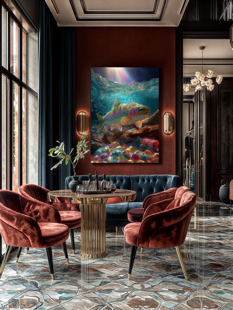 Art Print Salt Life AI - Where Light Meets Life