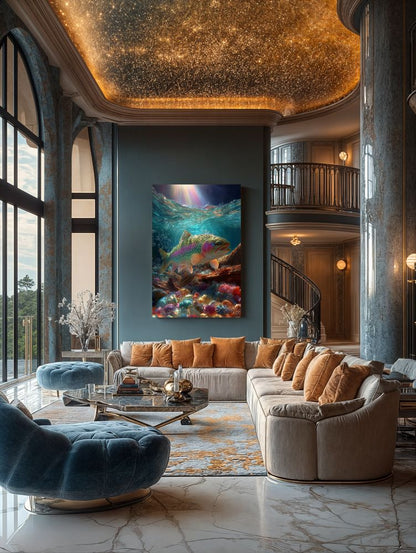 Art Print Salt Life AI - Where Light Meets Life