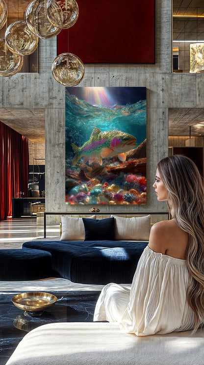 Art Print Salt Life AI - Where Light Meets Life