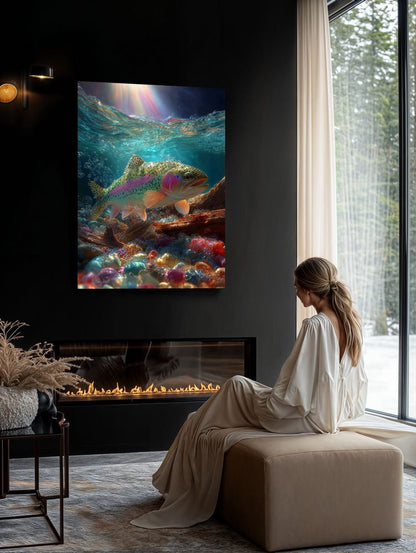 Art Print Salt Life AI - Where Light Meets Life