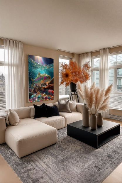 Art Print Salt Life AI - Where Light Meets Life
