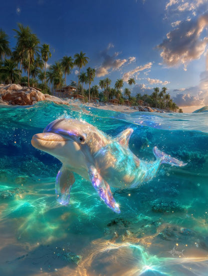 Art Print Salt Life AI - Tales of Fins
