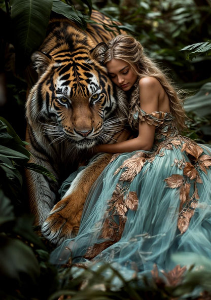 Art Print Irina Malina - Empress of the Jungle